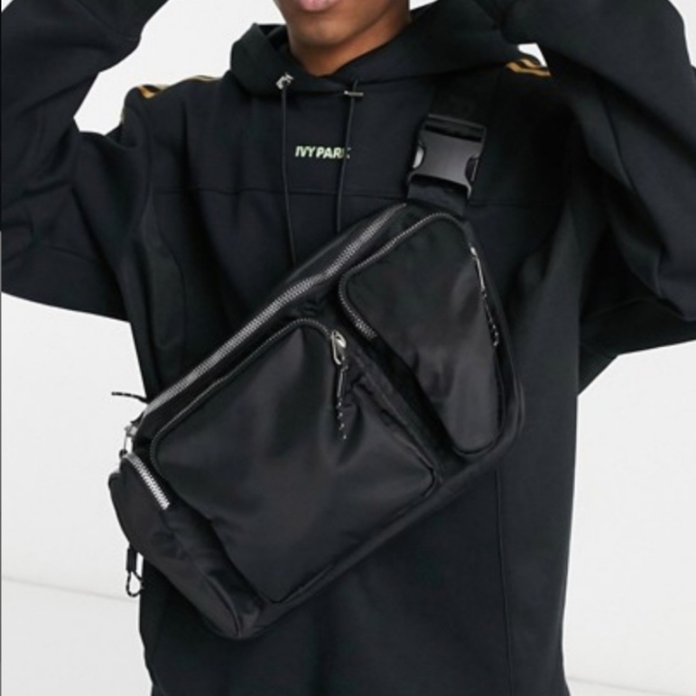 Ivy Park/Adidas Black Pack Fanny Pack - Picture 2 of 10
